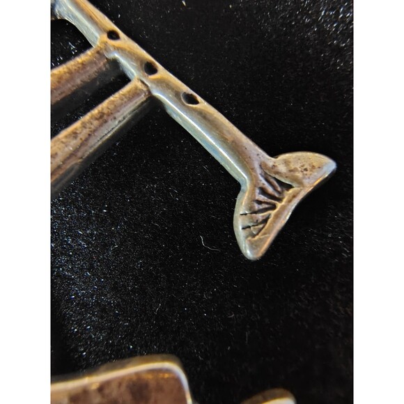 Vtg CS 925 Mexico Sterling Kokopelli Brooch Tested Signed Flute Dancer 2" 12.59 - Picture 6 of 9